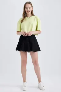 DeFacto Oversized Cotton Short Sleeve T-Shirt - Image 2