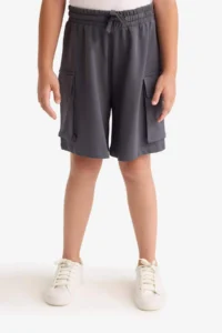 DeFacto Girl's Cargo Pocket Elastic Waist Shorts - Image 4
