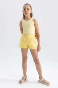 DeFacto Paperbag Cotton Shorts Girls'