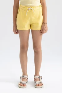 DeFacto Paperbag Cotton Shorts Girls' - Image 5
