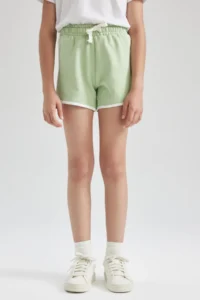 DeFacto Girls' Regular Fit Sweatshirt Shorts - Image 4