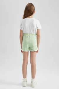 DeFacto Girls' Regular Fit Sweatshirt Shorts - Image 6