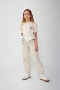 DeFacto Girls' Parachute Cotton Pants