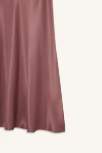 DeFacto A Cut Normal Waist Satin Midi Skirt - Image 8