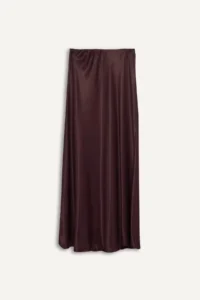 DeFacto A Cut Normal Waist Satin Midi Skirt - Image 8