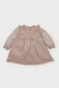 DeFacto Long Sleeve Siphon Dress Baby Girl - Image 4