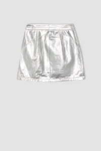 DeFacto A Cut Shiny Mini Skirt - Image 7