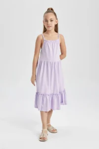 DeFacto Girls' Sleeveless Dress - Image 2