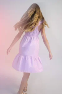DeFacto Girls' Poplin Sleeveless Dress - Image 3