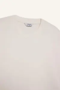 DeFacto Loose Fit Crew Neck Short Sleeve Heavy Fabric Basic Plain T-Shirt - Image 7