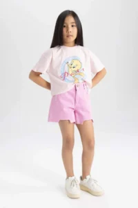 DeFacto Girls' Jeans Shorts - Image 3