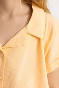 DeFacto Cropped Fit Short Sleeve Shirt Girl - Image 8