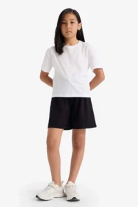 DeFacto Girls' Basic Bermuda Shorts - Image 3
