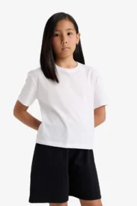DeFacto Girls' Basic Bermuda Shorts - Image 5