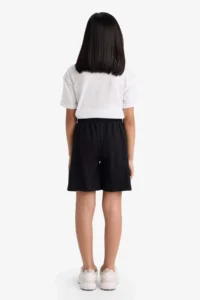 DeFacto Girls' Basic Bermuda Shorts - Image 7