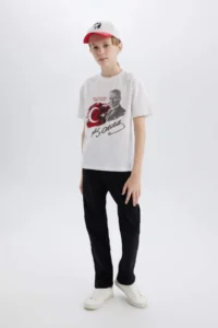 DeFacto Boy's Straight Fit Standard Leg Basic Straight Jean Trousers - Image 3