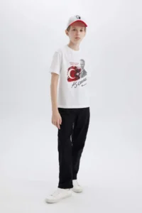 DeFacto Boy's Straight Fit Standard Leg Basic Straight Jean Trousers - Image 4