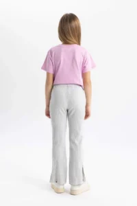 DeFacto Girl's Flare Fit Ribbed Camisole Trousers - Image 6