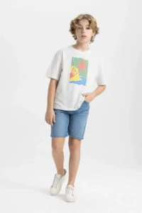 DeFacto Boys' Jeans Shorts - Image 5