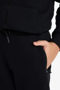 DeFacto Basic Plain Pique Sweatpants with Elastic Waist Cuffs for Boys - Image 4