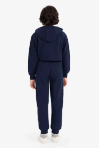 DeFacto Basic Plain Pique Sweatpants with Elastic Waist Cuffs for Boys - Image 5