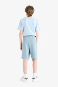 DeFacto Basic Straight Shorts with Elastic Waist Boy Child - Image 6
