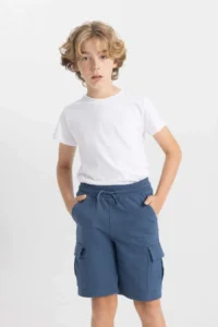 DeFacto Boys' Cargo with pocket Shorts - Image 3