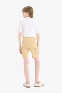 DeFacto Boy's Elastic Waist Cargo Pocket Shorts B5868a825hs - Image 6