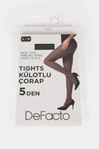 DeFacto Women Black 5 Denye Pantyhose - Image 4