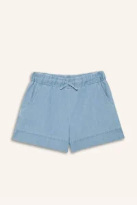 DeFacto Elastic Waist Jeans Shorts Girls' - Image 8
