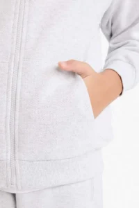 DeFacto Hooded Pique Zippered Sweatshirt Boy - Image 4