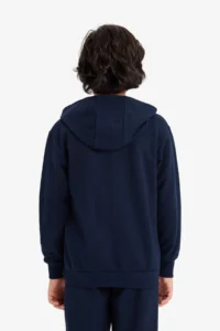 DeFacto Hooded Pique Zippered Sweatshirt Boy - Image 5