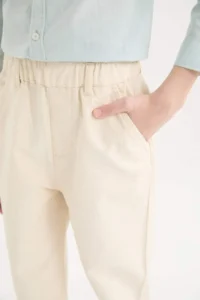 DeFacto Balloon Fit Standard Leg Twill Trousers Boy - Image 6