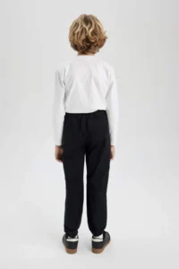DeFacto Boys' Jogger Fit Gabardine Pants (26 SM) - Image 6
