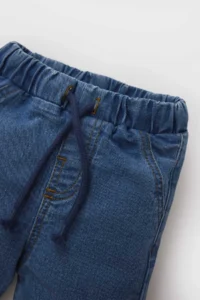 DeFacto Baby Boy Straight Leg Elastic Waist Basic Straight Jean Pants B6733a525sp - Image 2