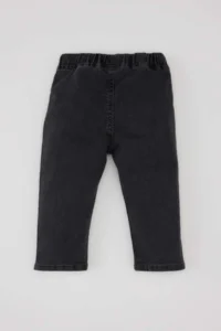 DeFacto Baby Size Plain Hem Jeans Pants - Image 4