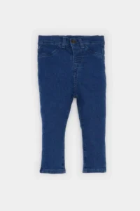DeFacto Elastic Waist Straight Leg Basic Straight Jean Trousers for Baby Boy - Image 4