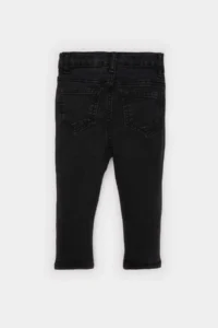 DeFacto Straight Leg Basic Straight Jean Trousers for Baby Boy - Image 4