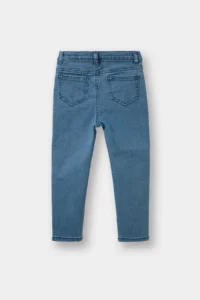 DeFacto Straight Leg Basic Straight Jean Trousers for Baby Boy - Image 3