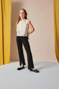 DeFacto Girls' Flare Fit slit Pants B6893a825sm - Image 2