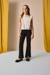 DeFacto Girls' Flare Fit slit Pants B6893a825sm - Image 3