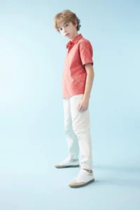 DeFacto Boy's Standard Leg Gabardine Trousers - Image 2