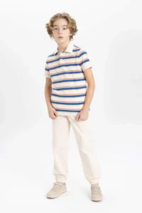 DeFacto Boy's Standard Leg Gabardine Trousers - Image 4