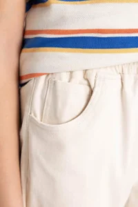 DeFacto Boy's Standard Leg Gabardine Trousers - Image 6