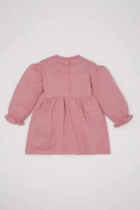 DeFacto Baby Girl Printed Long Sleeve Dress - Image 5
