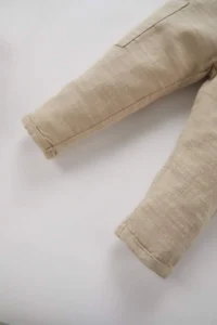 DeFacto Elastic Waist Straight Leg Trousers for Baby Boy - Image 3