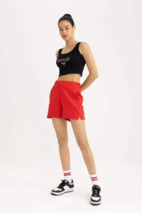 DeFactoFit Oversize Wide Fit Sports Shorts