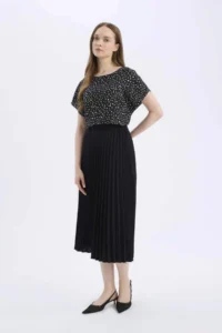 DeFacto Black Women Skirt B9014AX/BK81 - Image 3
