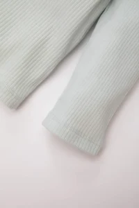 DeFacto Baby Girl Embroidered Long Sleeve Ribbed Camisole Pajama Set - Image 4
