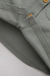 DeFacto Pocketed Gabardine Long Sleeve Shirt for Baby Girl - Image 6